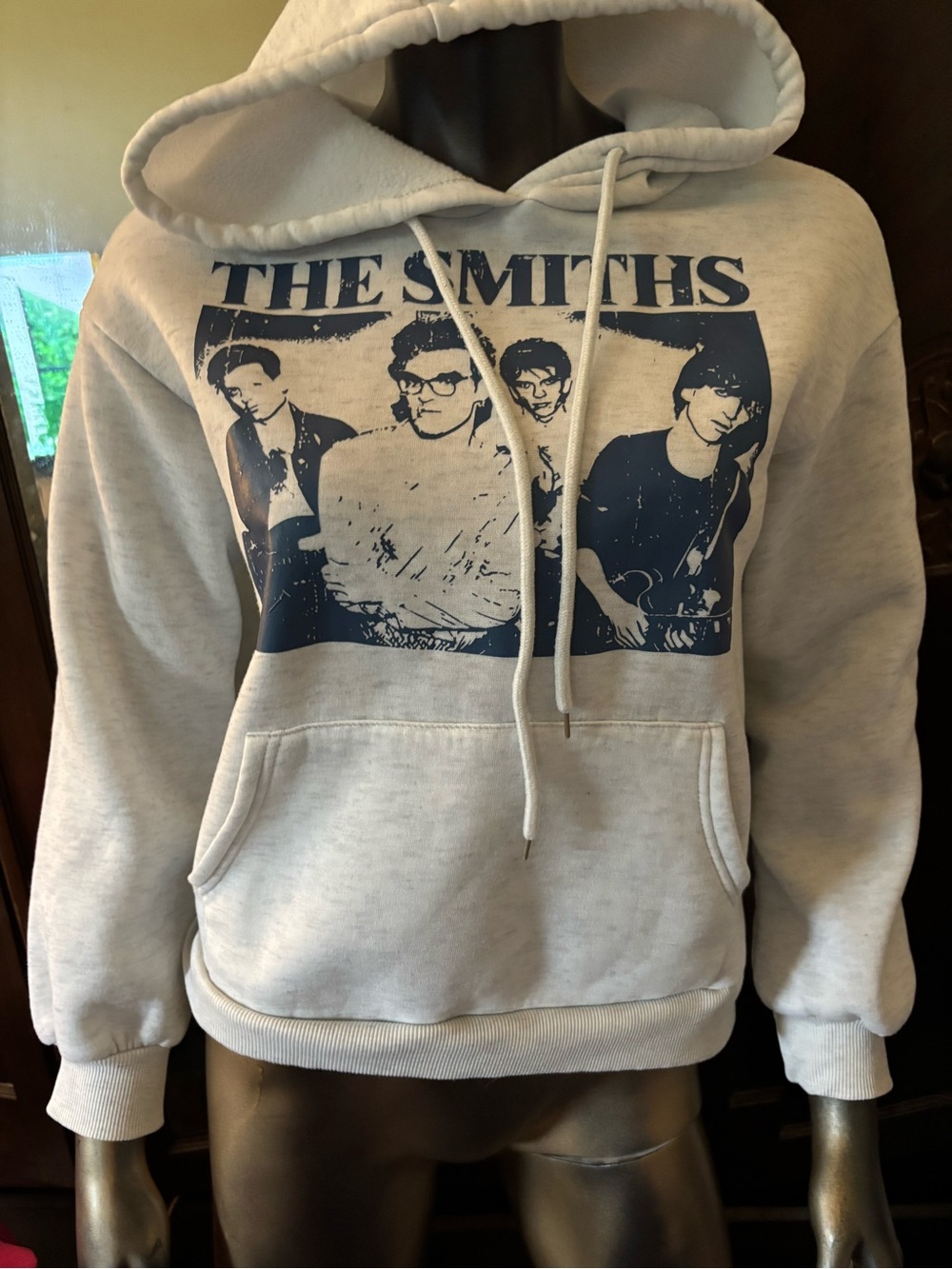 The Smiths Cream Graphic Pullover Hoodie